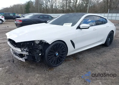 2020 BMW M850I Gtan Coupe xDrive z USA, uszkodzony, nr VIN WBAGV8C02LCD87759
